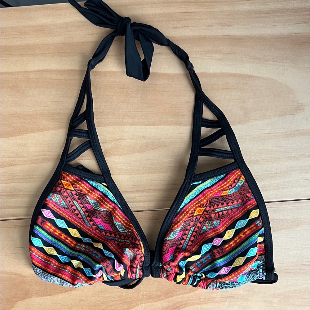 The Bikini Lab Multicolor Tribal Bikini Top